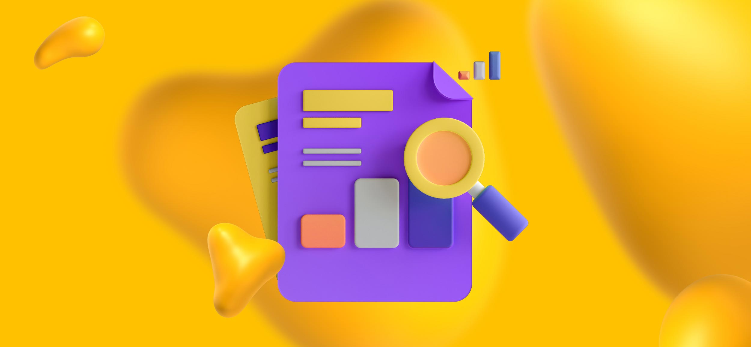 A magnifying glass looking at some documents. Here is the research you need to do before you can start the design process for your mobile app.