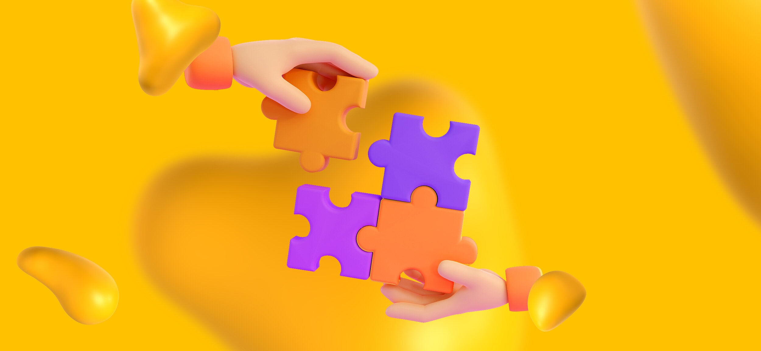 Two hands connecting a missing puzzle piece to the rest of the puzzle. Marketing audits can help you find the missing puzzle piece your strategies need to be successful.