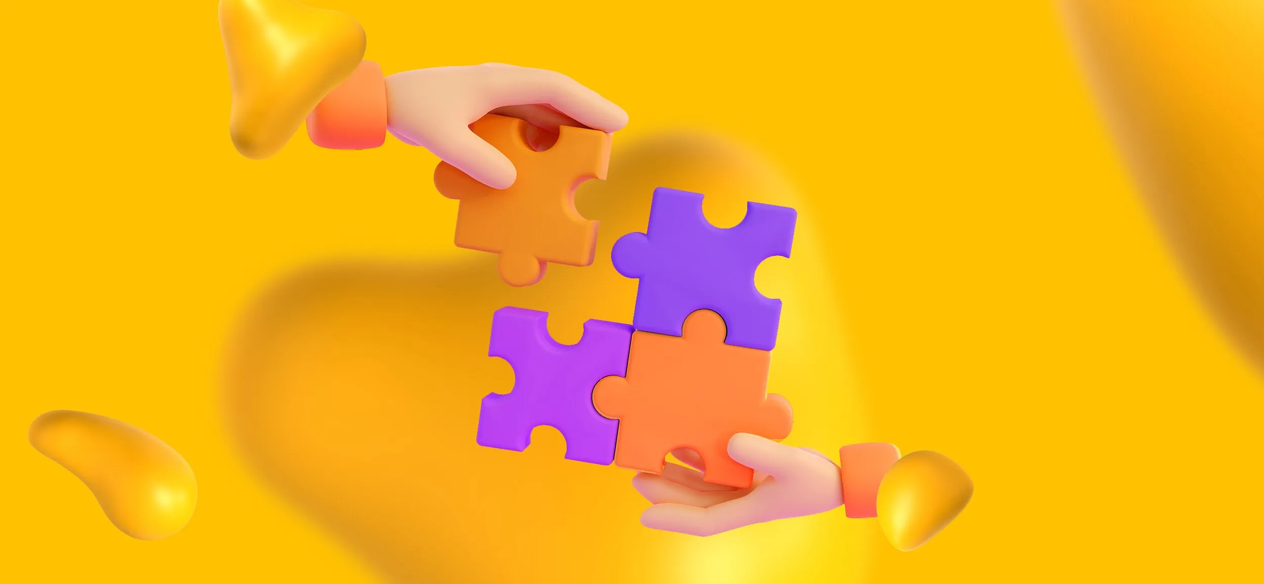 Two hands connecting a missing puzzle piece to the rest of the puzzle. Marketing audits can help you find the missing puzzle piece your strategies need to be successful.
