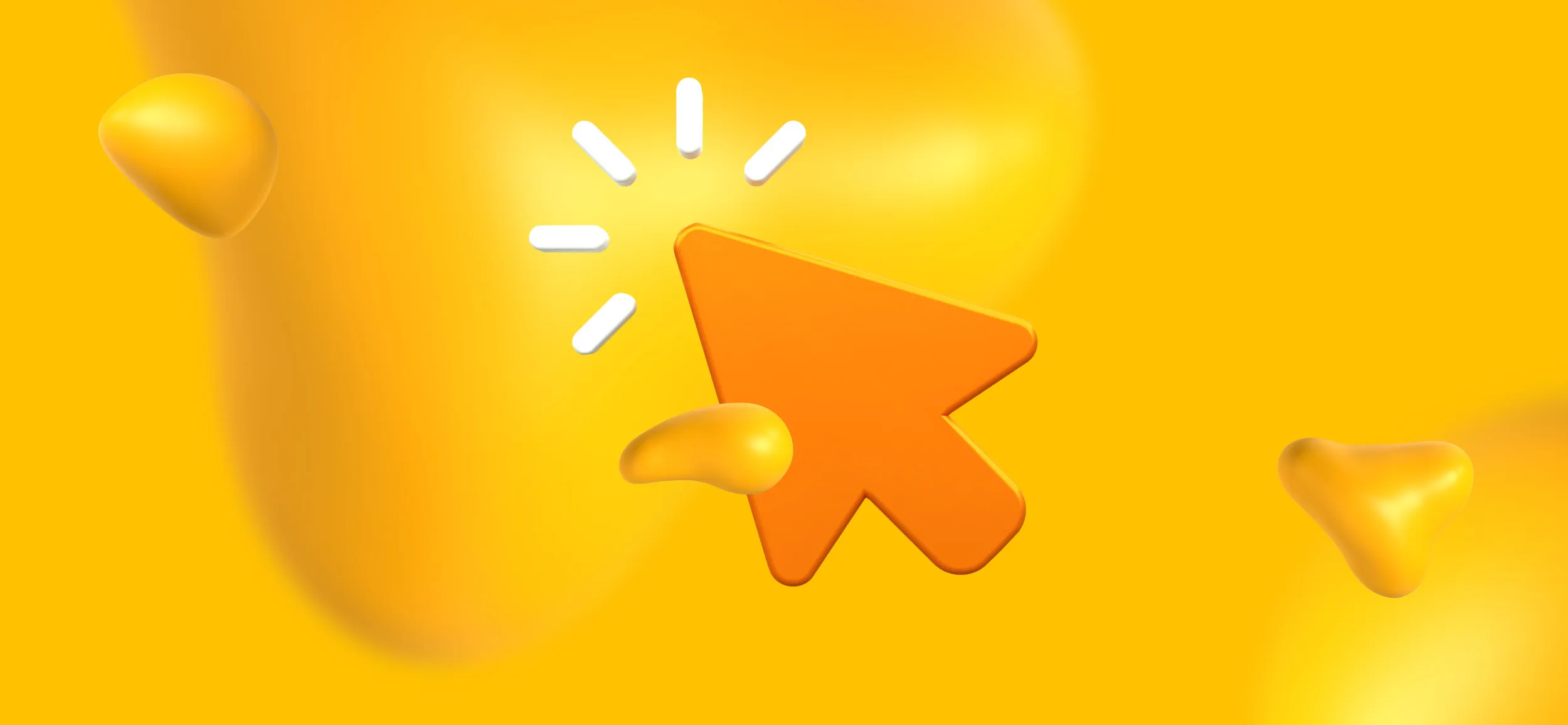 An arrow clicking with confidence. Use captivating subject lines to get clicks and improve open rates.