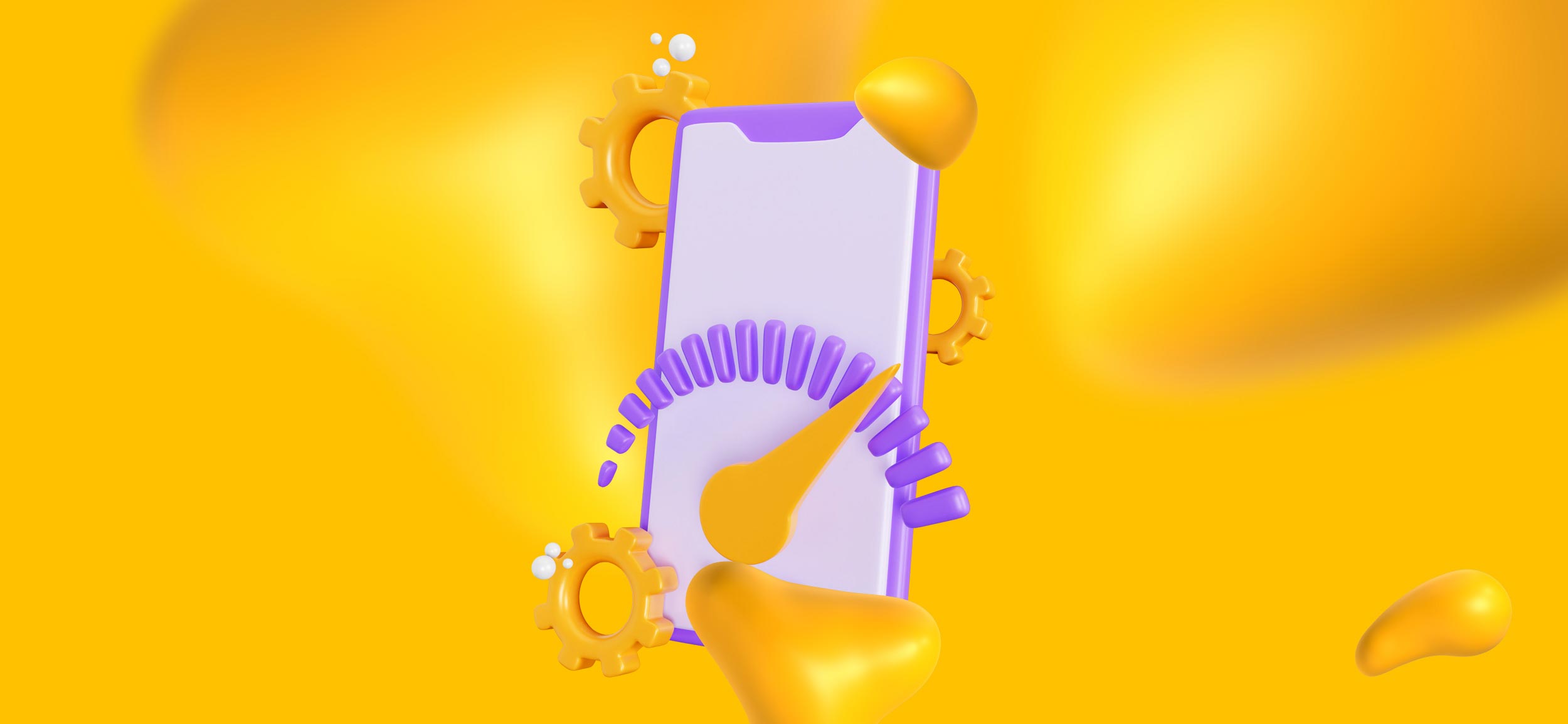 A smartphone screen with a meter on it, for optimizing your email strategy.