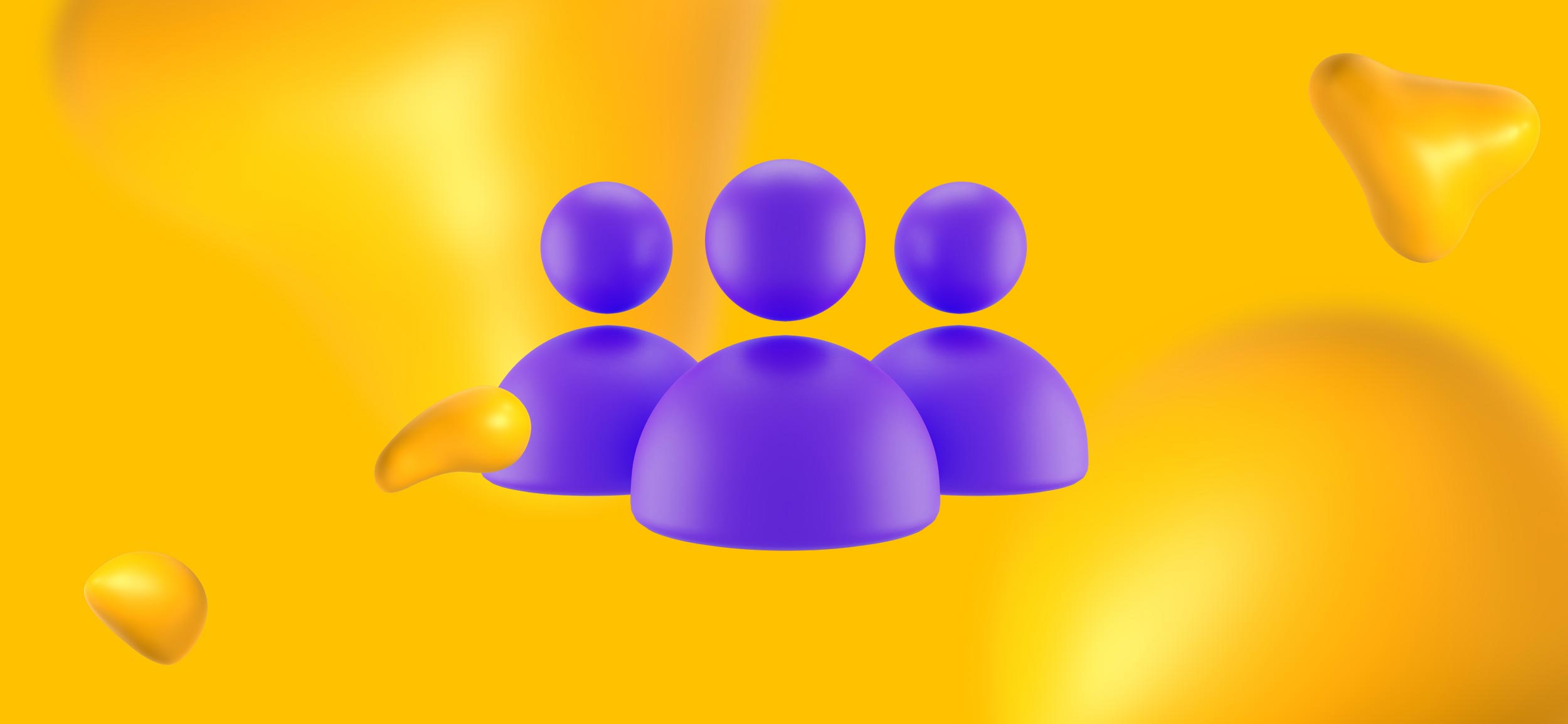 Three faceless avatars. Who are the decision makers you want your user personas to represent?