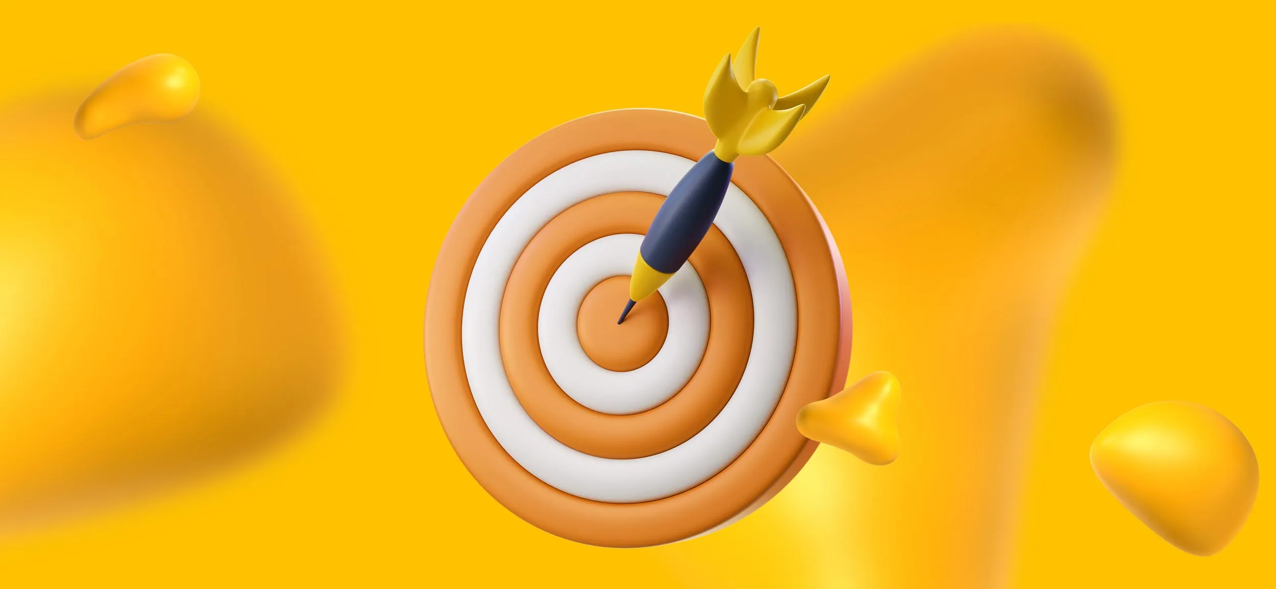 A dart in a bullseye. Strategic layout is crucial to case study design.