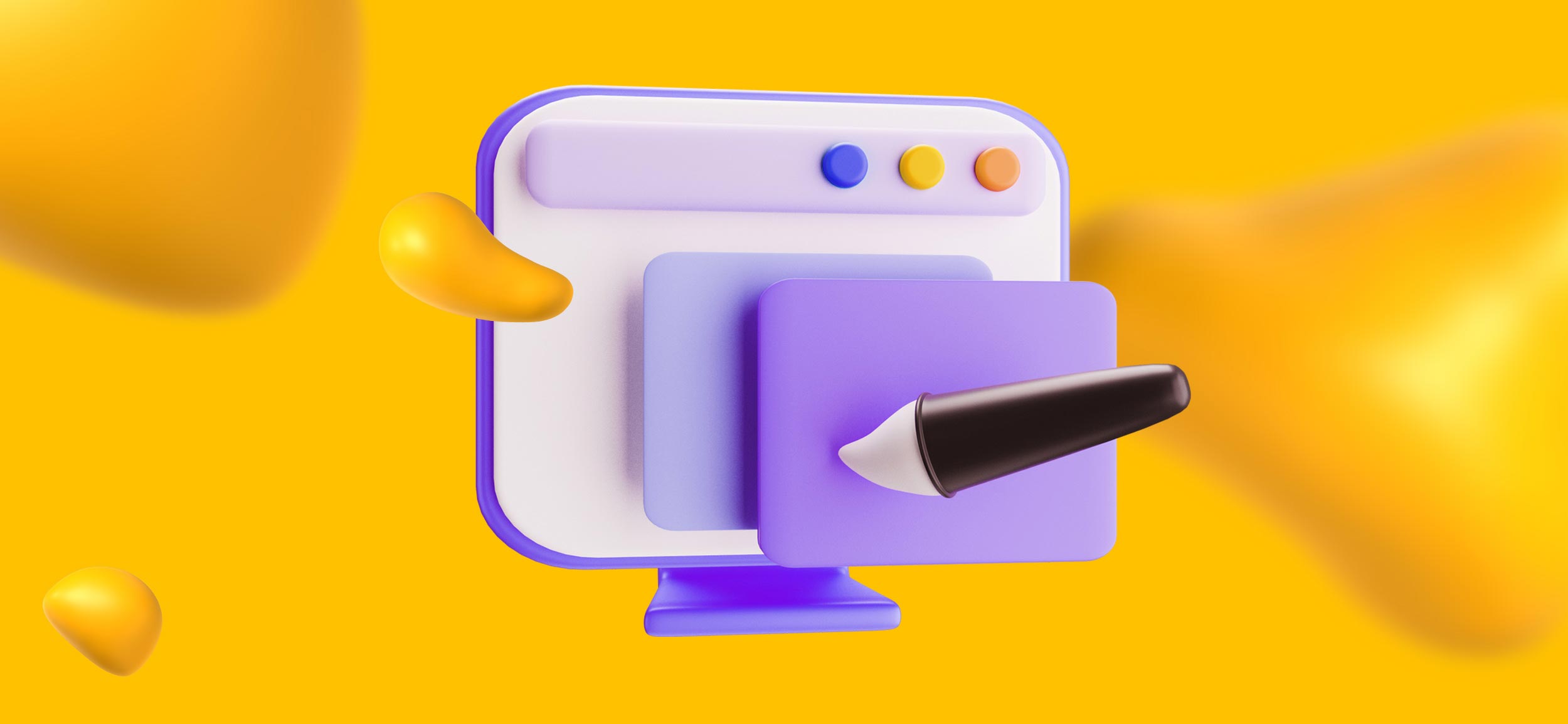 Designing an eBook cover on screen.