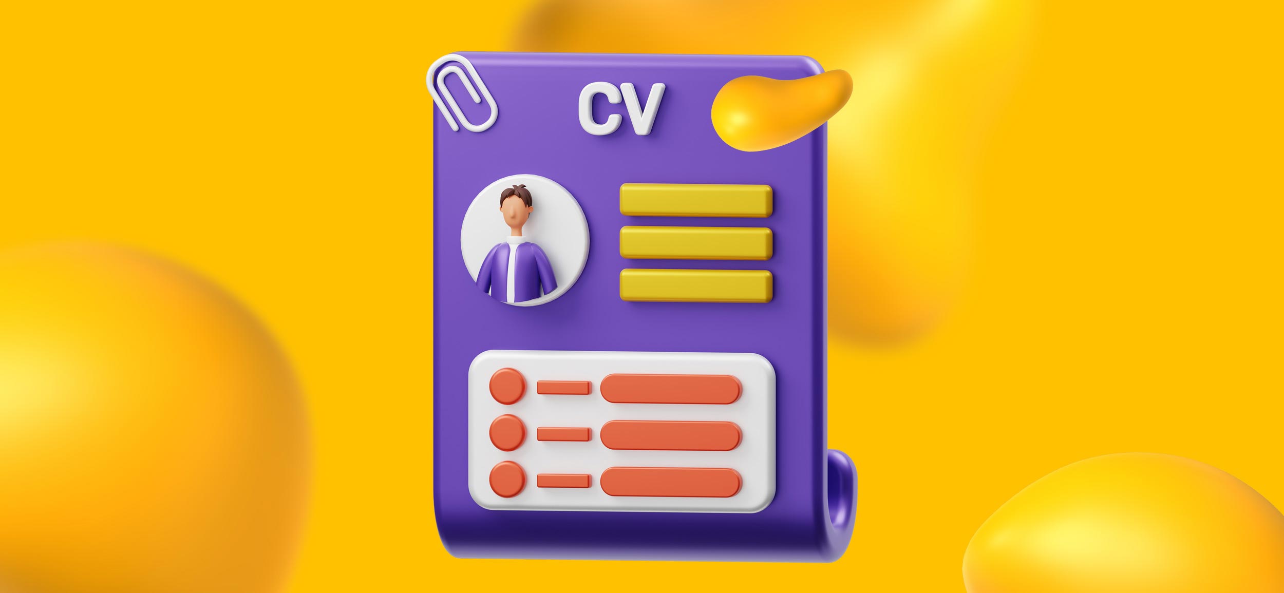 An online profile for a CV.