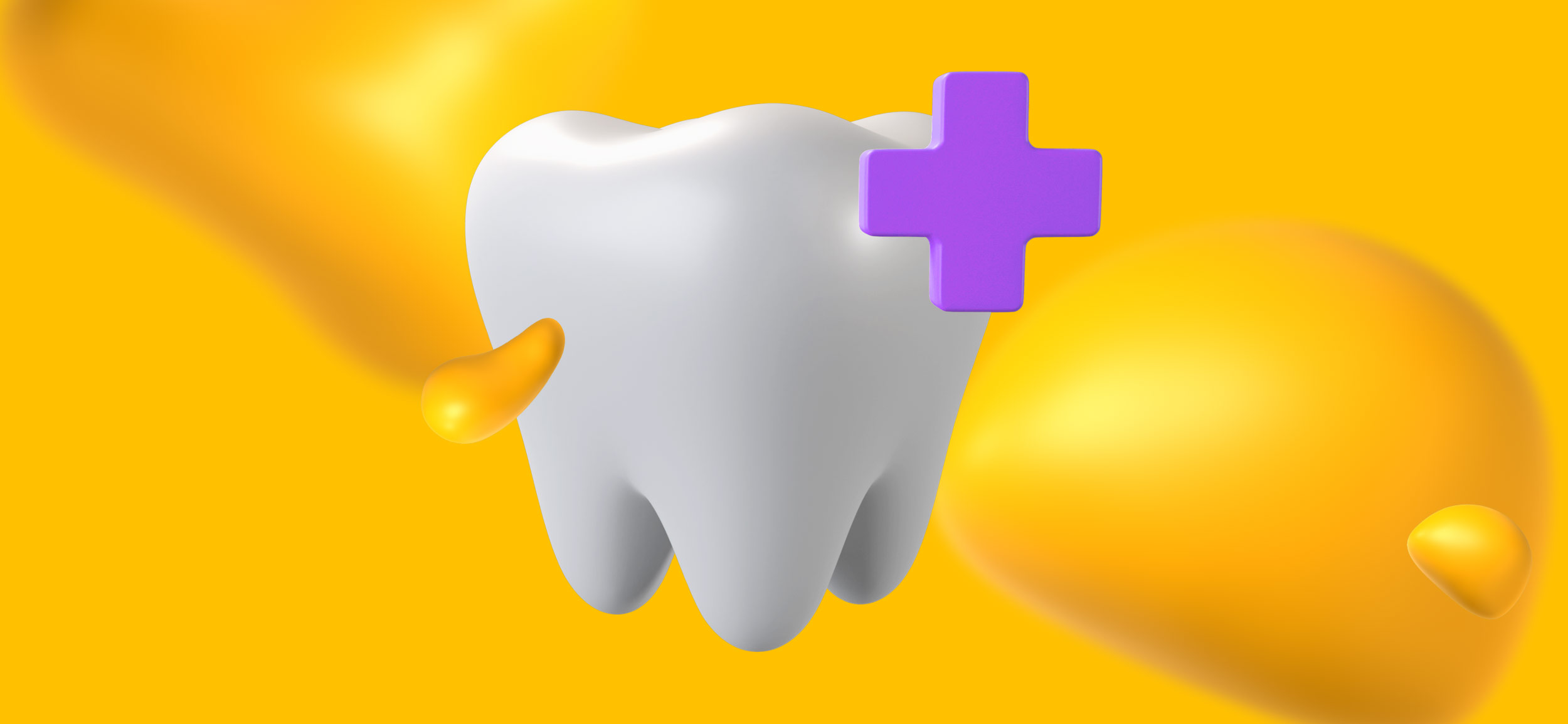 A big tooth with a plus sign for great dental marketing strategies!