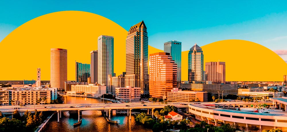 The Tampa, FL skyline