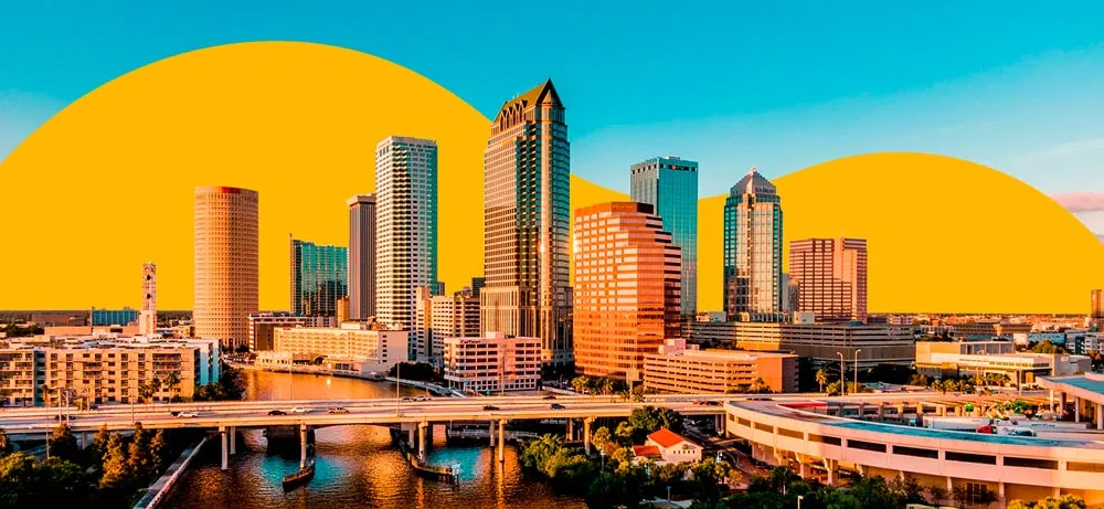 The Tampa, FL skyline