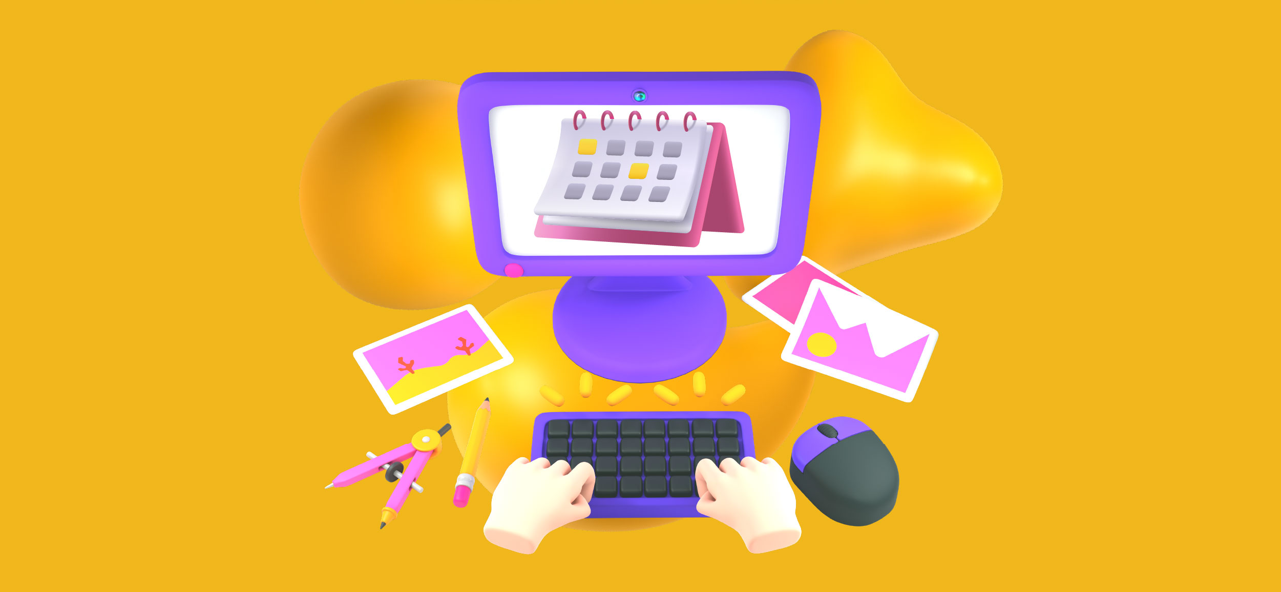 A computer looking up where to hire a creative director.