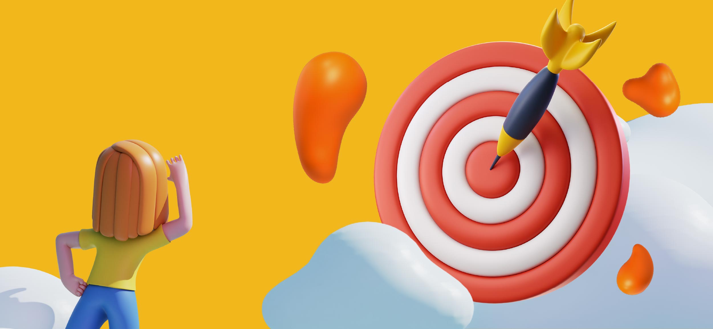 Healthcare marketer hitting their marketing targets