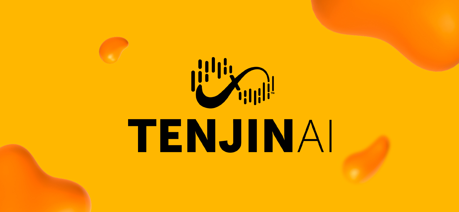 Tenjin AI logo design