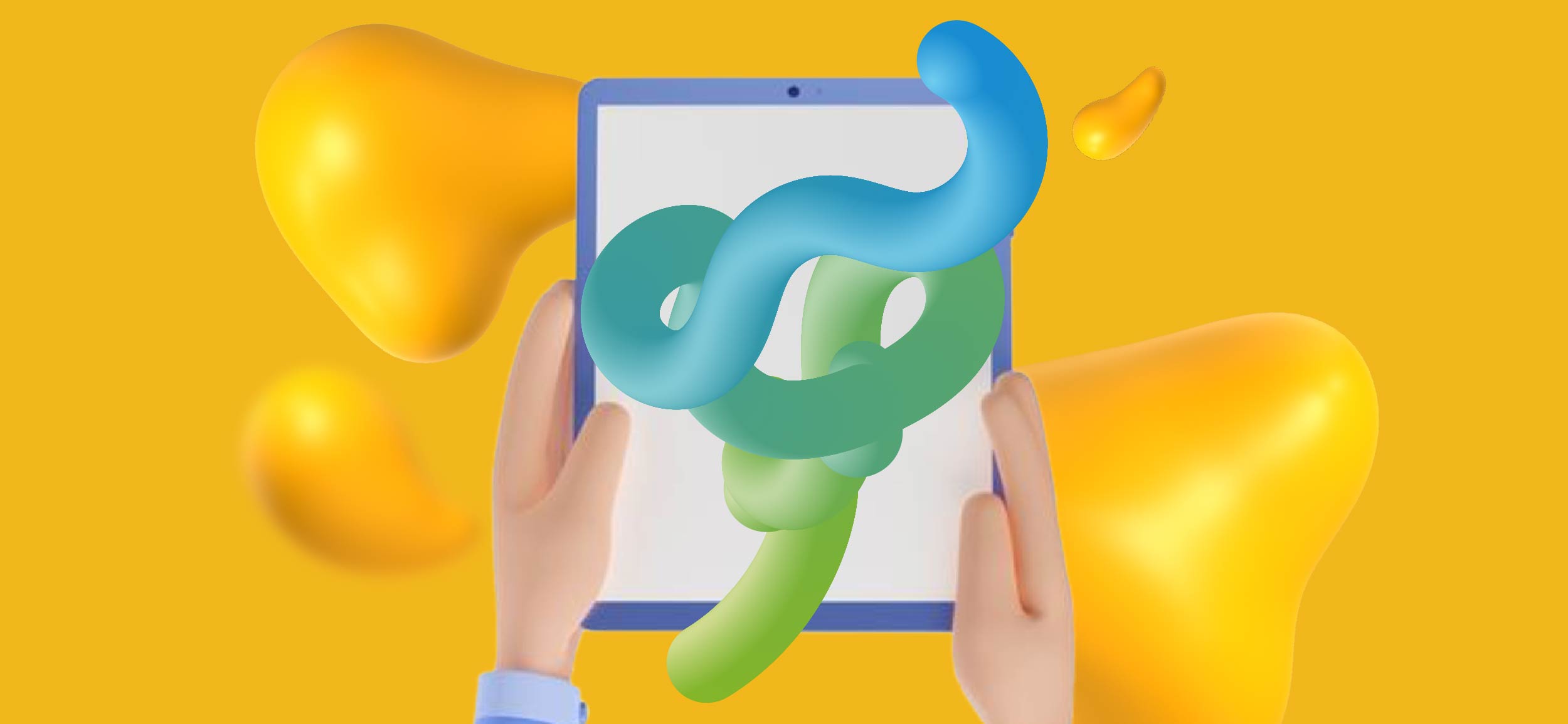 Designer creating branded illustrations.