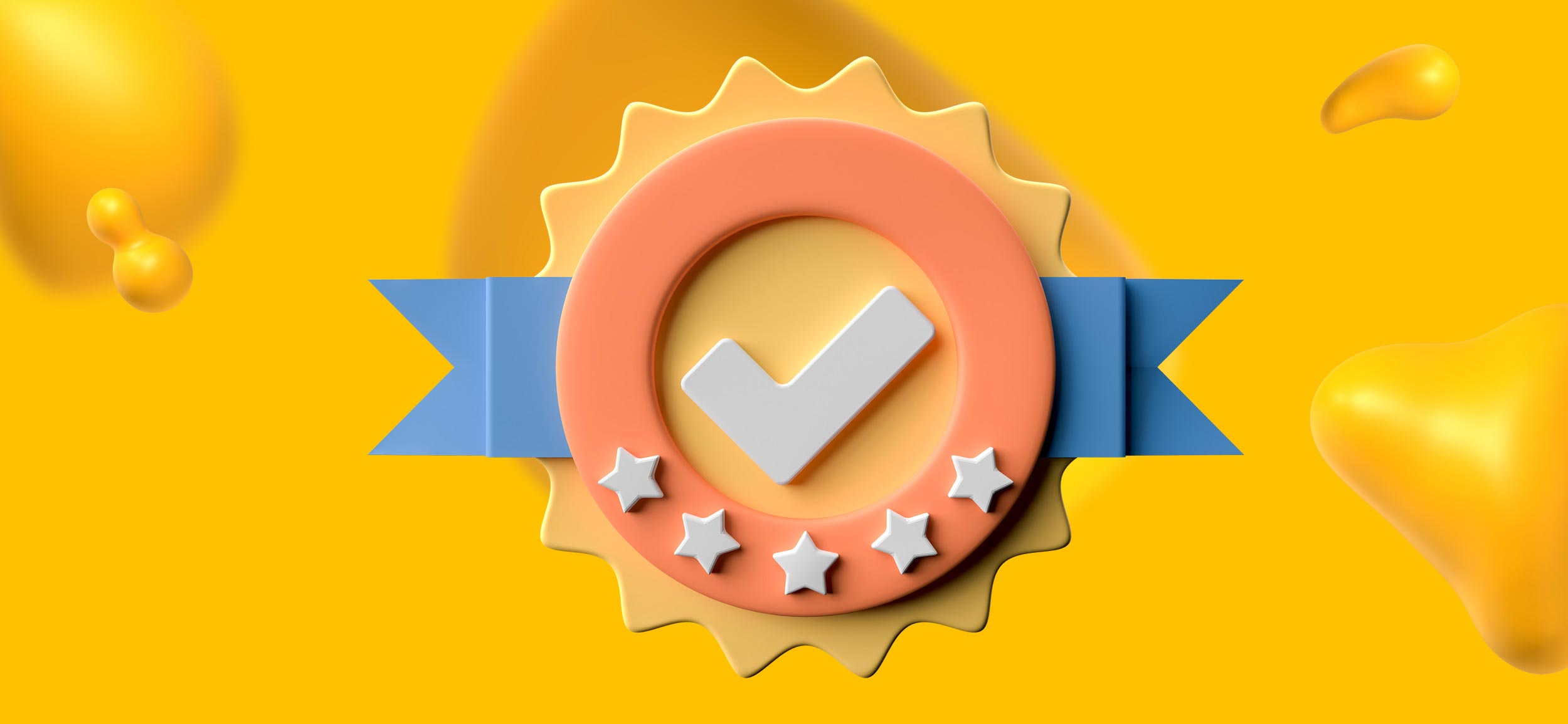 A big seal of approval indicating excellent quality control.