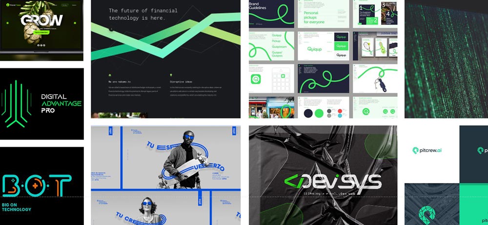 Examples from a design portfolio