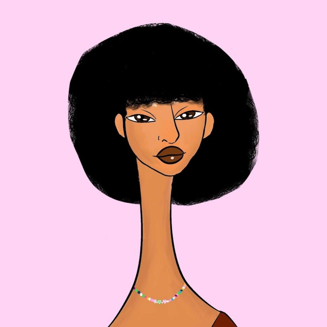 Long Neckie Ladies NFT