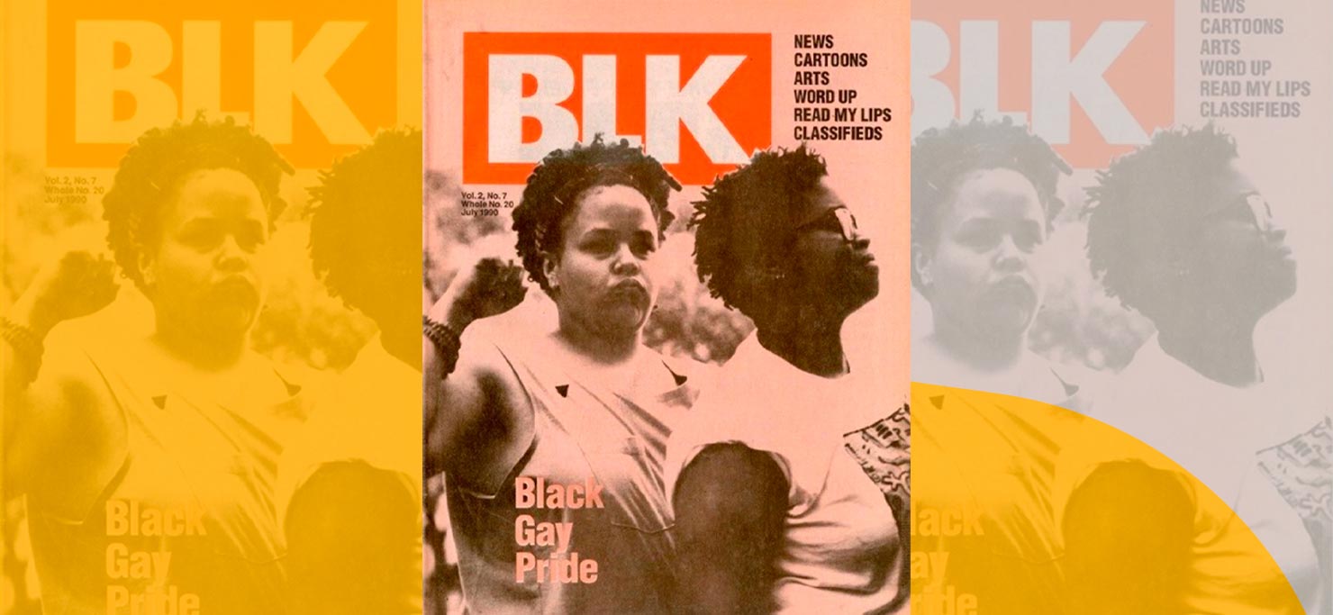 Cover of BLK magazine, 1988.