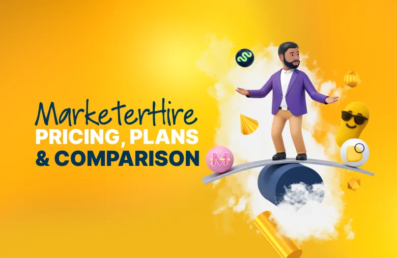 MarketerHire pricing, plans, and comparison with Designity Creative-as-a-Service platform