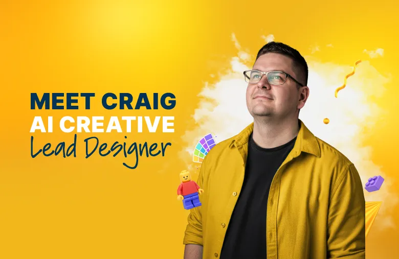 Craig Wright, AI Creative Lead Designer at Designity promotional graphic