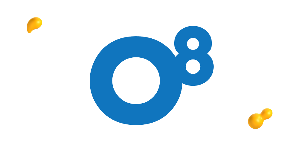 O8 Agency logo, a digital agency offering fractional marketing services, strategy, SEO, and performance marketing support.