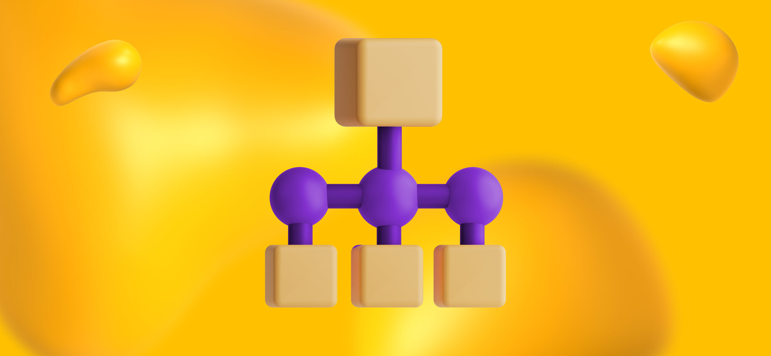 Three boxes branching off from one.