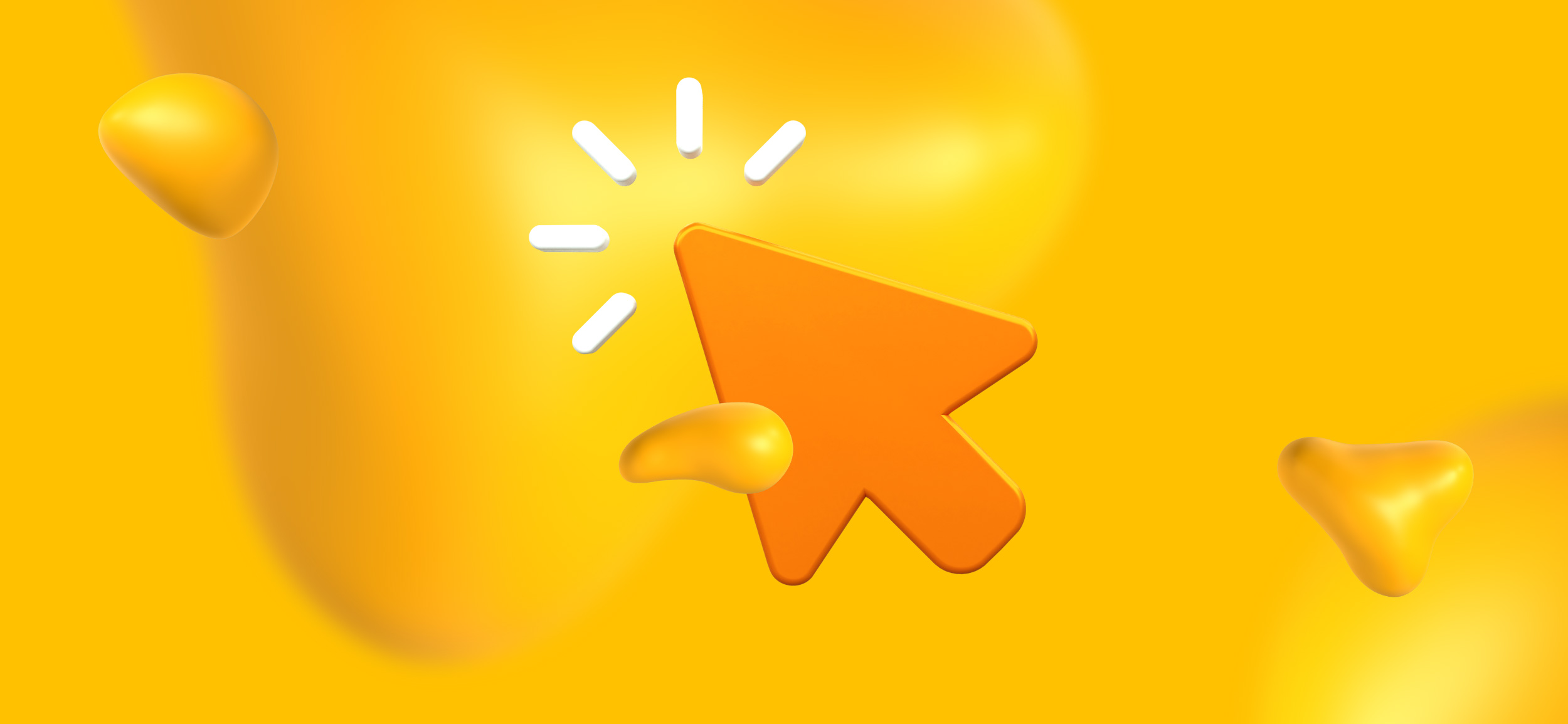 An arrow clicking with confidence. Use captivating subject lines to get clicks and improve open rates.