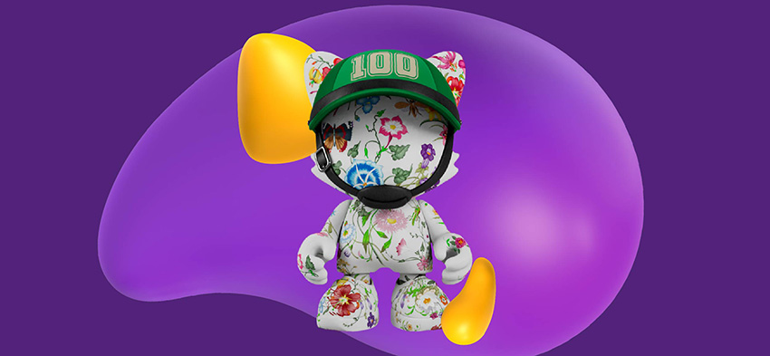 SUPERPLASTIC and Gucci combined to create SUPERGUCCI NFT.