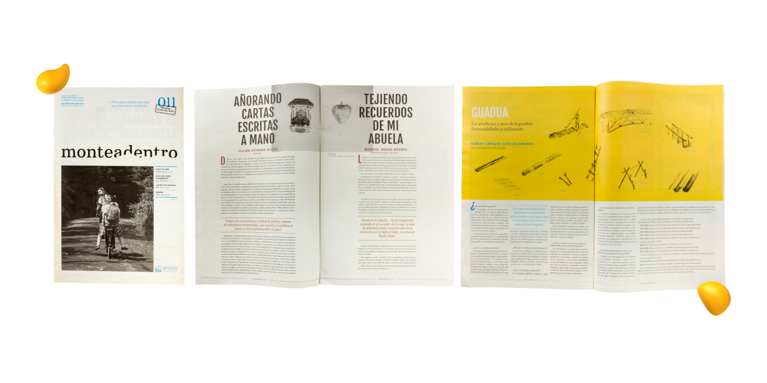 Laura Bustamante editorial design portfolio featuring magazine and publication layouts