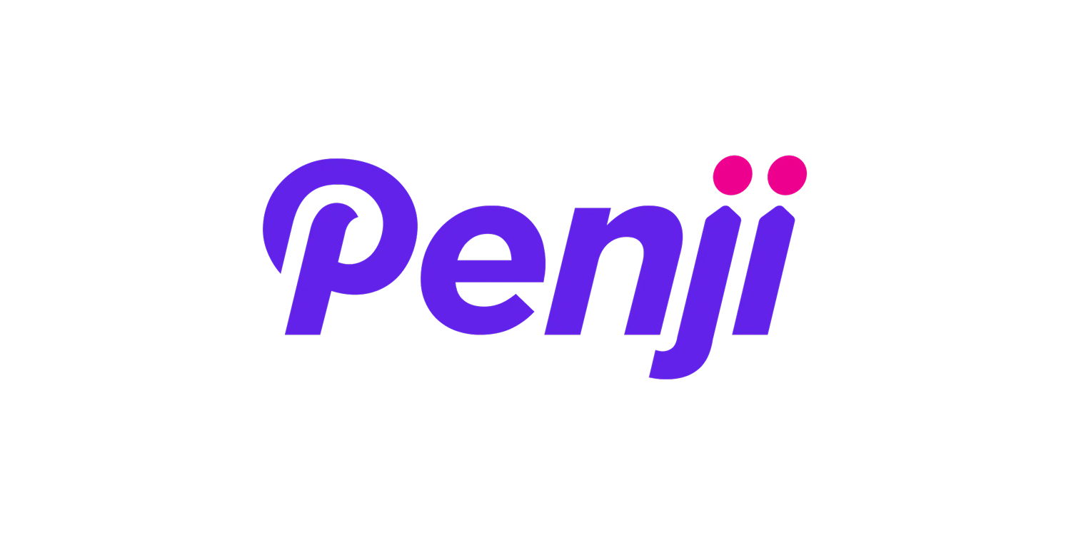 Penji logo for advertising design services provider