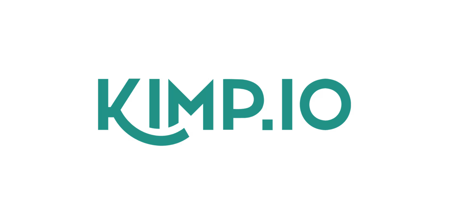 Kimp logo for advertising design services company
