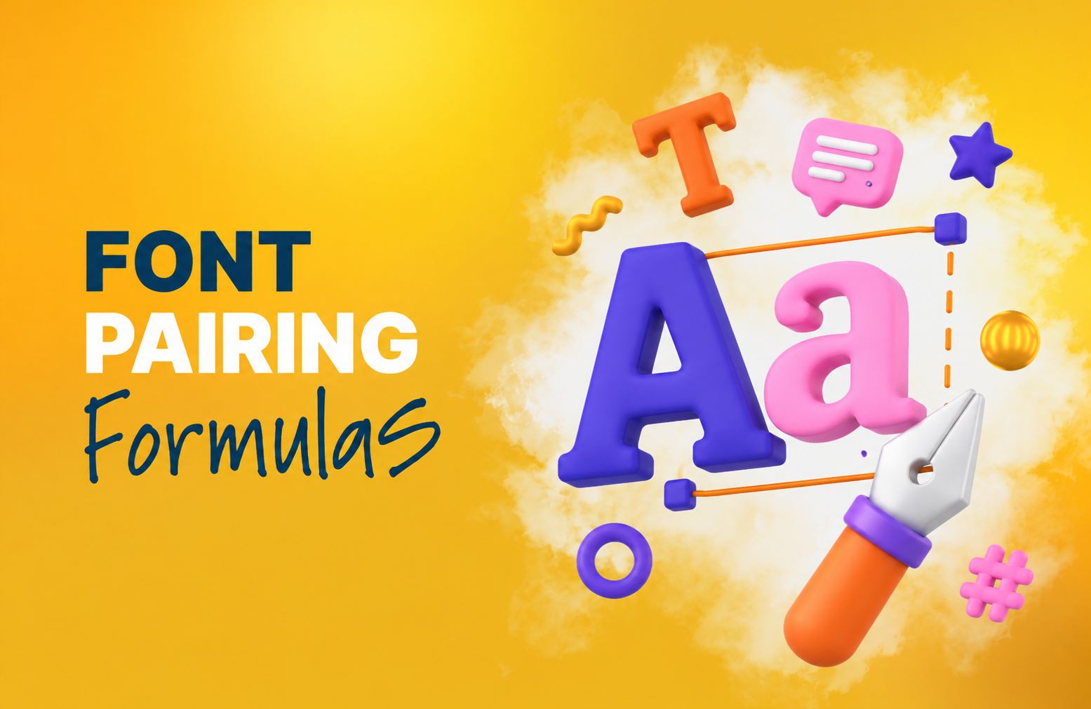 Font pairing formulas by Designity