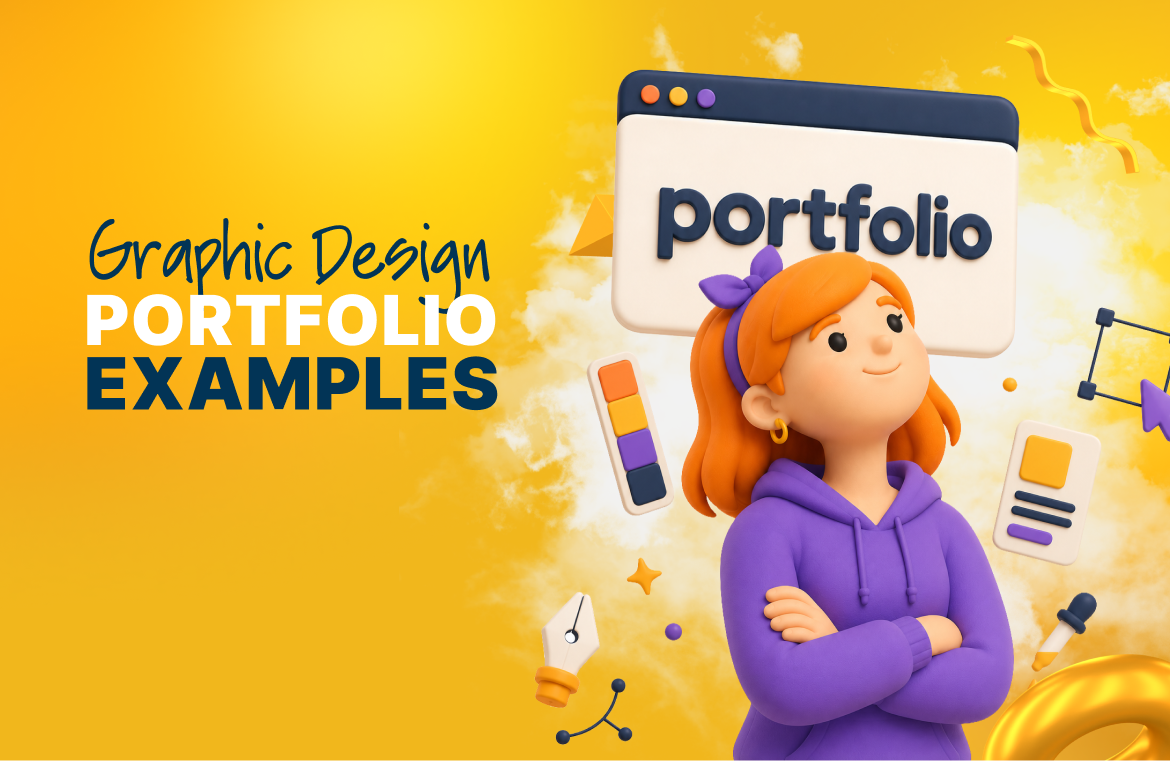 graphic design portfolio examples by Designity
