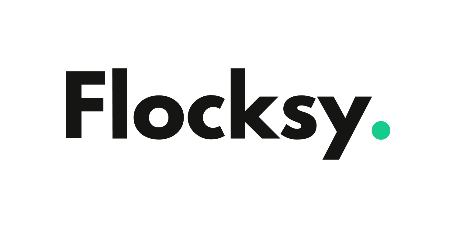 Flocksy logo featured in Designity's guide to creative as a service companies