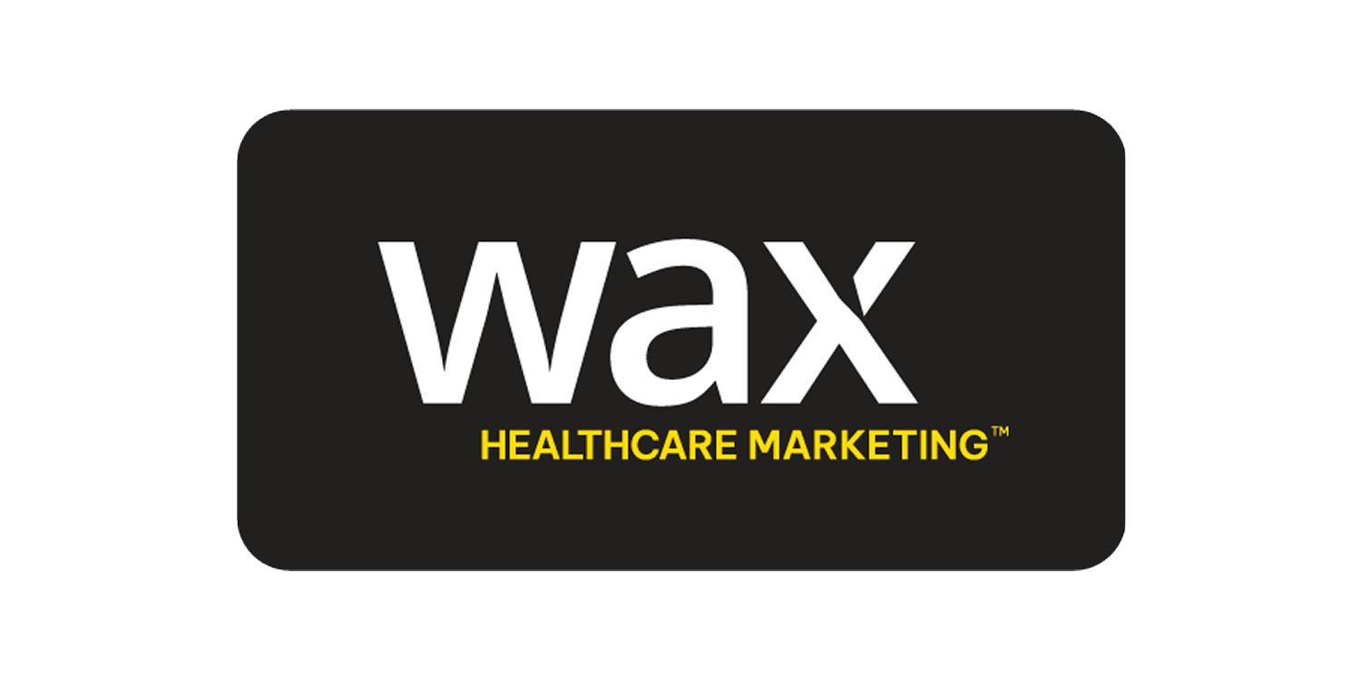 WAX Healthcare Marketing logo featured alongside Designity in our guide to creative services for healthcare industry teams.