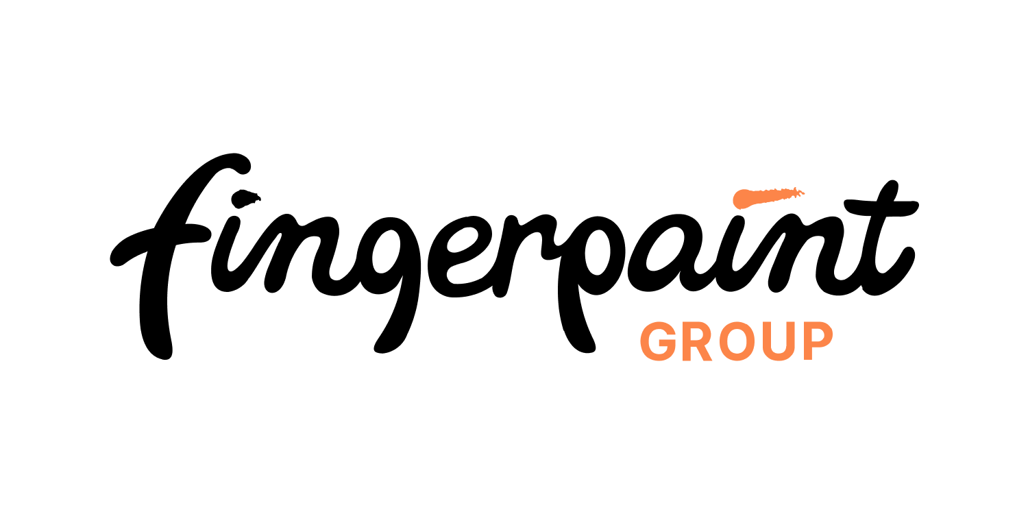 Fingerpaint Group logo featured alongside Designity in our guide to creative services for healthcare industry teams.