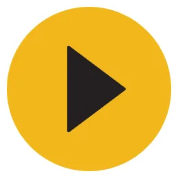 A Designity play button.