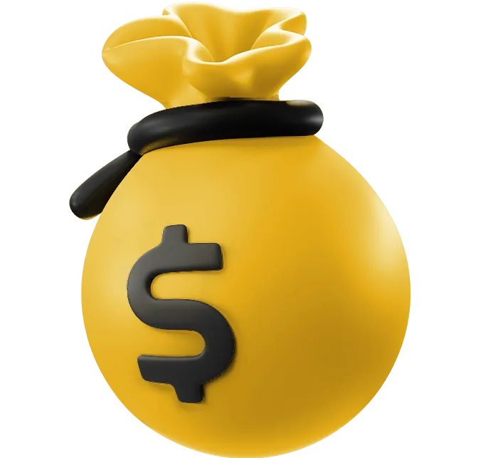 A money bag for offer and onboarding.