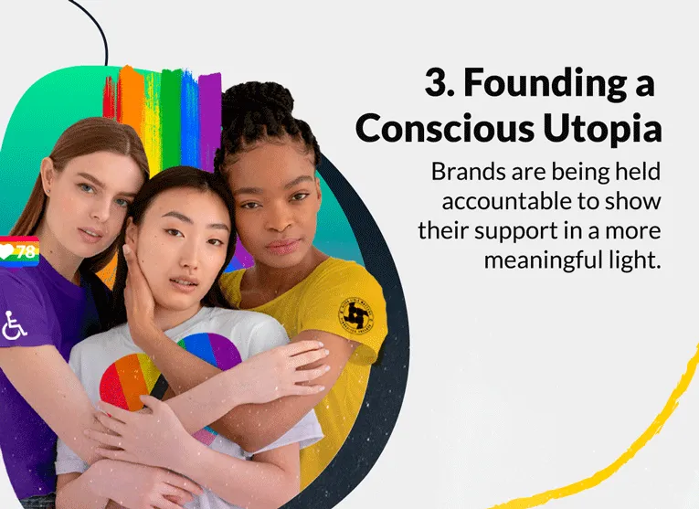 Founding a conscious utopia, a slide from a Designity carousel.