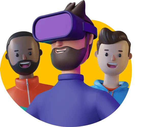 This 3D image of the creatives at Designity. 