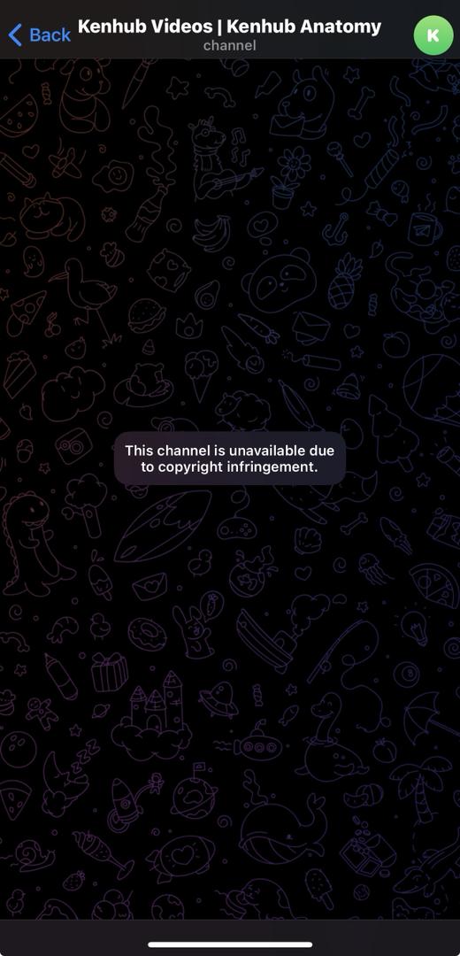 Screenshot showing a fourth successful takedown for a client's content on Telegram