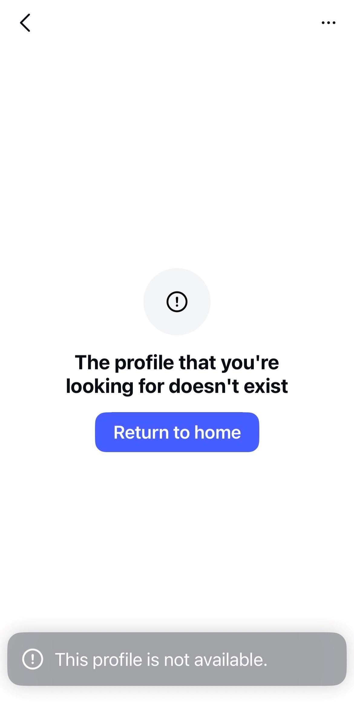 Instagram enforcement screenshot