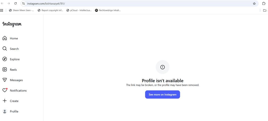 Instagram enforcement action 1