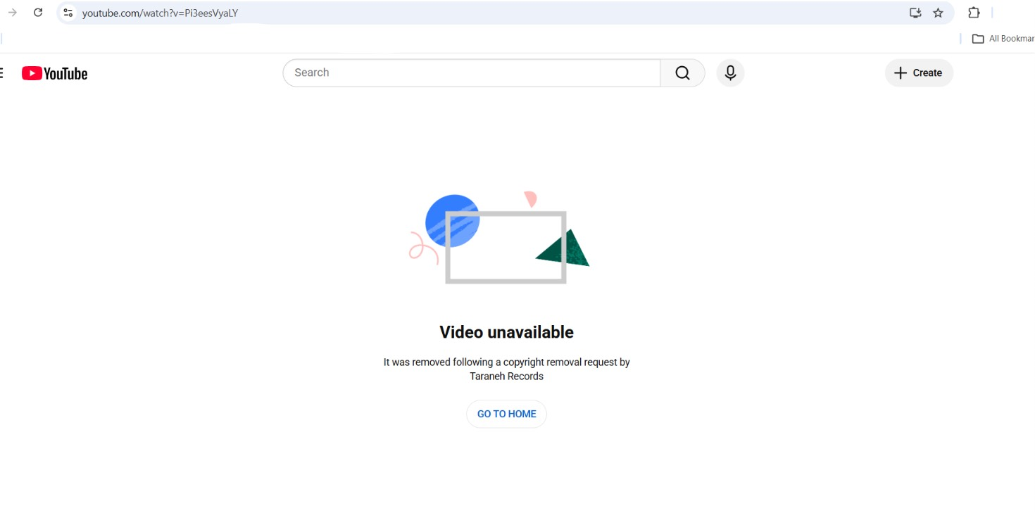 YouTube enforcement dashboard example
