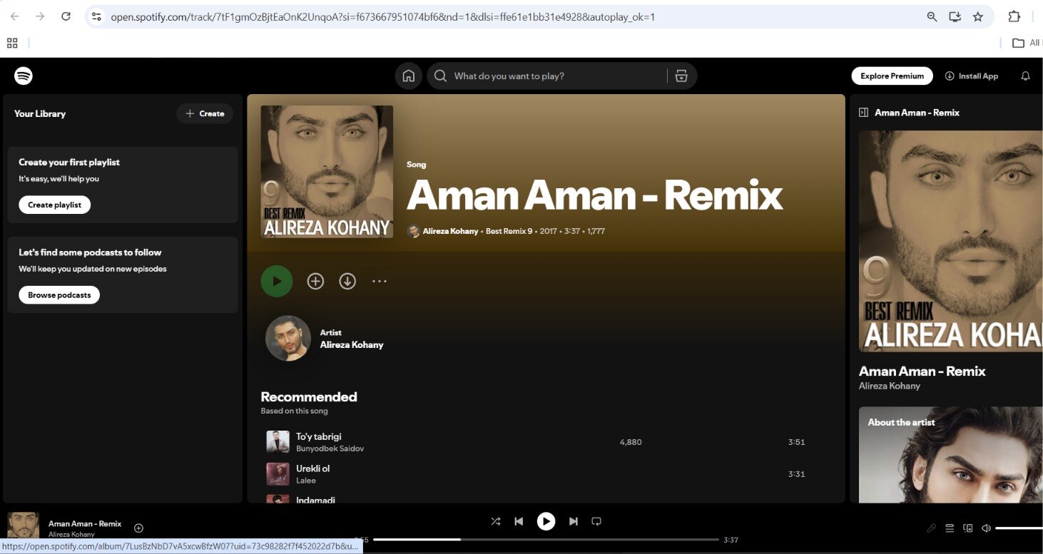 Spotify takedown screenshot 2