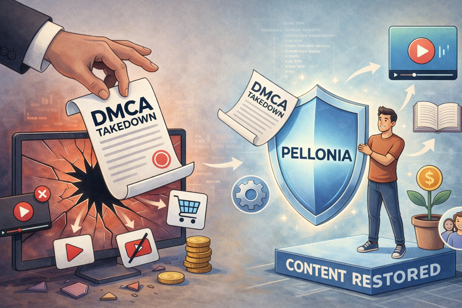 All You Should Know about DMCA Abuse: Pellonia Help You against Fake DMCA