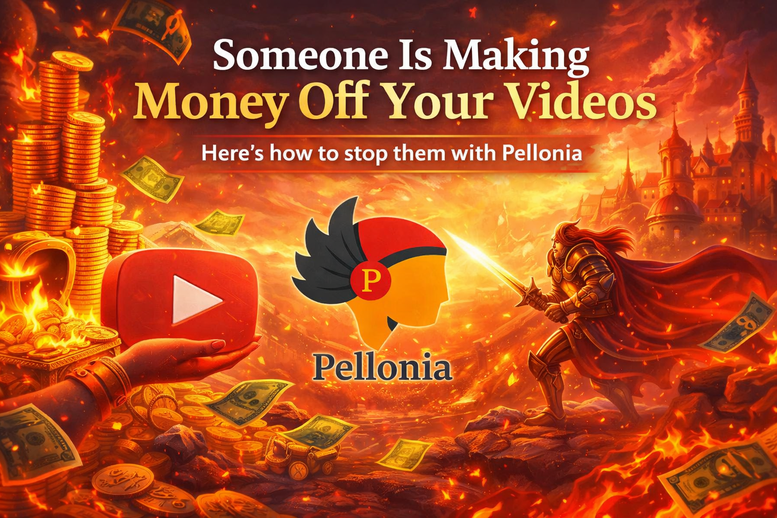Someone Is Making Money Off Your YouTube Videos: Here's How to Stop Them with Pellonia.