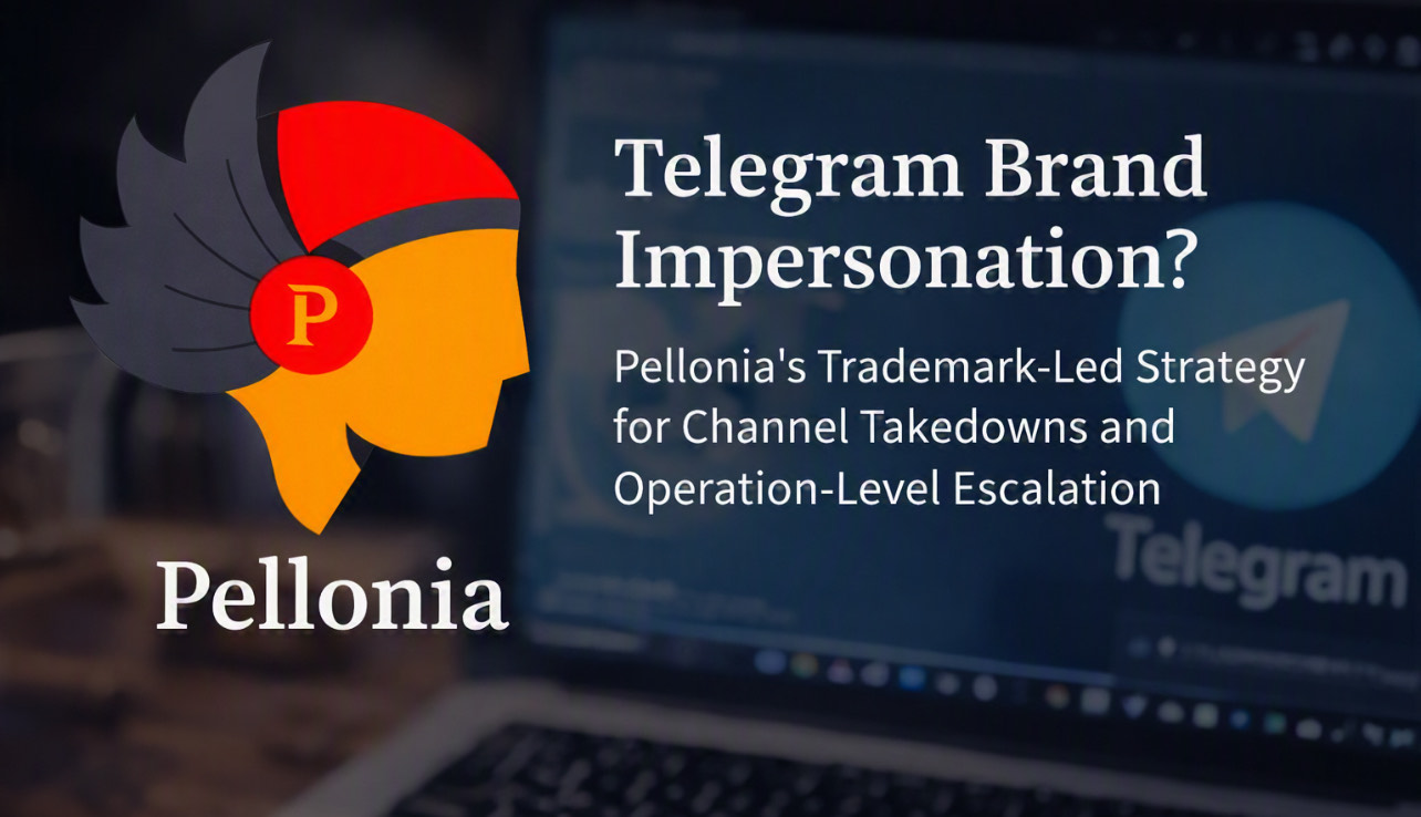 Telegram Brand Impersonation? Pellonia’s Trademark-Led Strategy for Channel Takedowns and Operation-Level Escalation