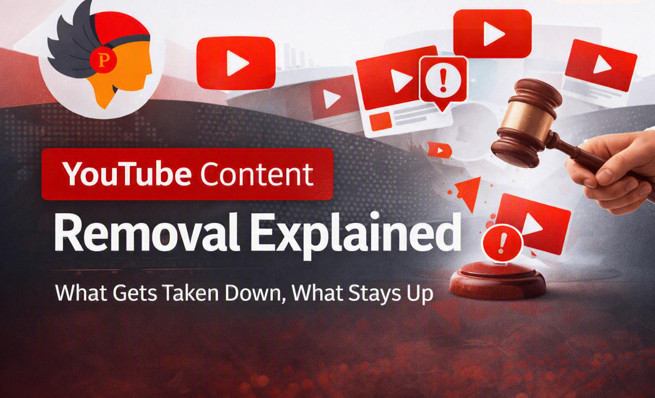 YouTube Content Removal Explained: What Gets Taken Down, What Stays Up