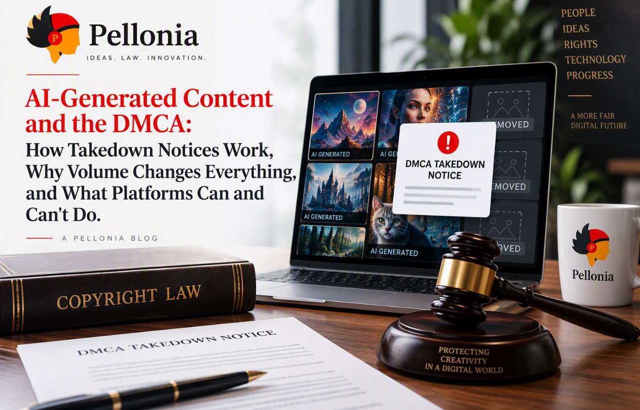 AI-Generated Content and the DMCA: How Takedown Notices Work, Why Volume Changes Everything, and What Platforms Can and Can't Do