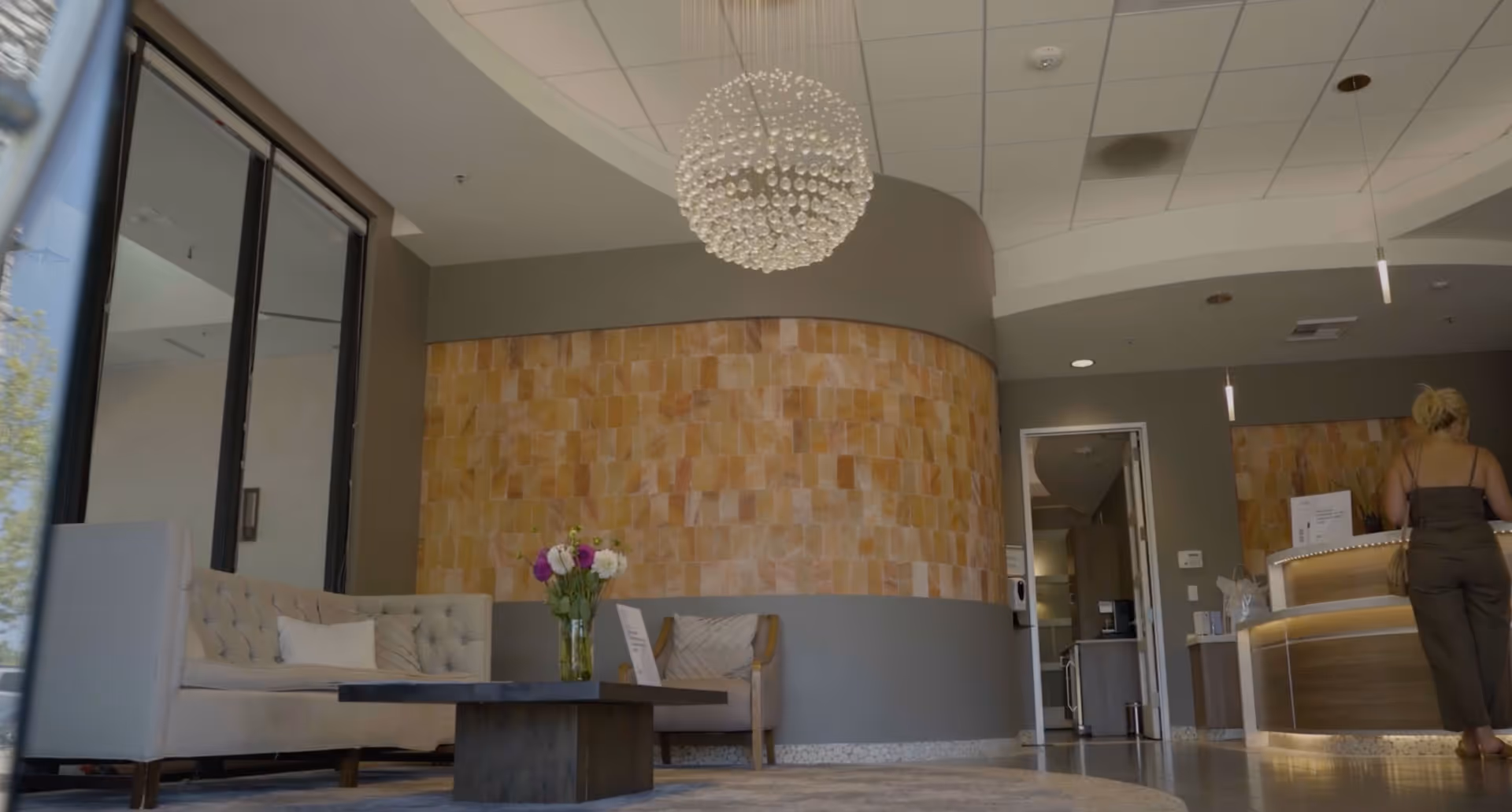 Clean, professional medical spa treatment room with neutral tones at Esthetics Center El Dorado Hills in El Dorado Hills
