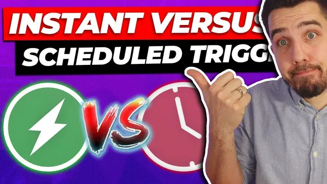 Instant- oder zeitgesteuerter Trigger? Der Unterschied in Make